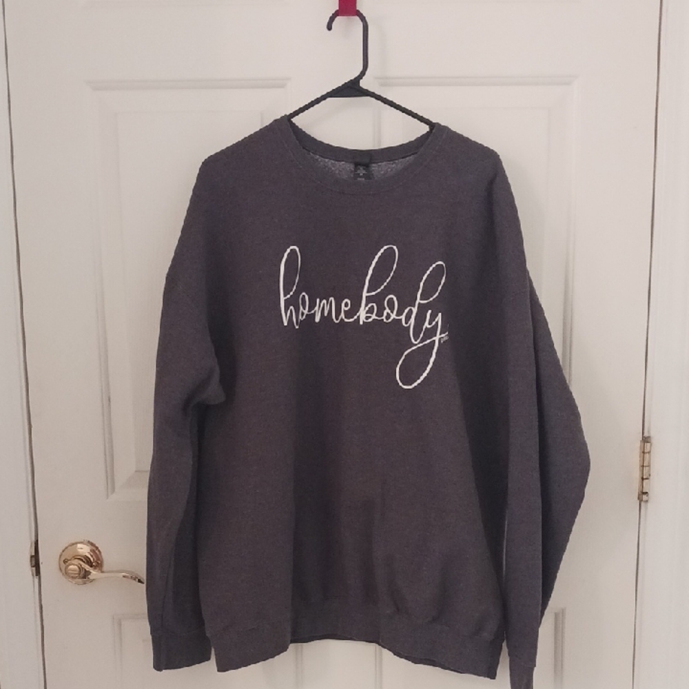 Gray 'Homebody' Sweatshirt